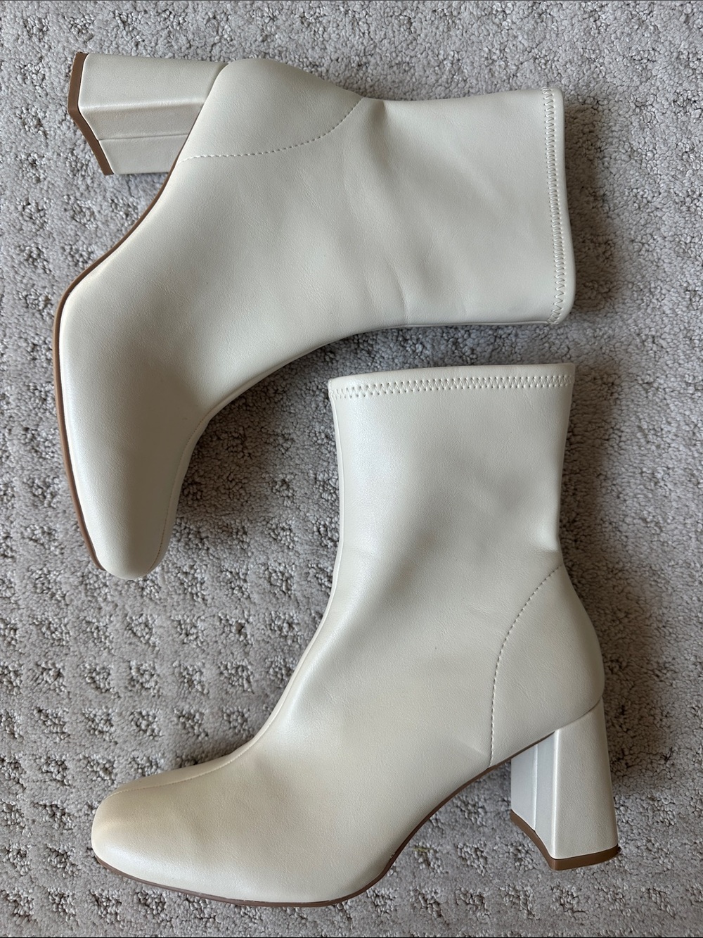 A New Day Off white/cream ankle boots